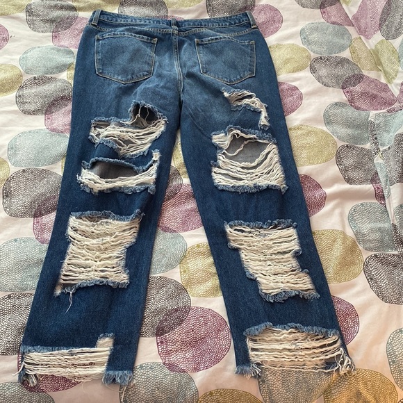 Bennie Boyfriend Jeans - Medium Blue Wash SIZE13 - Picture 4 of 6